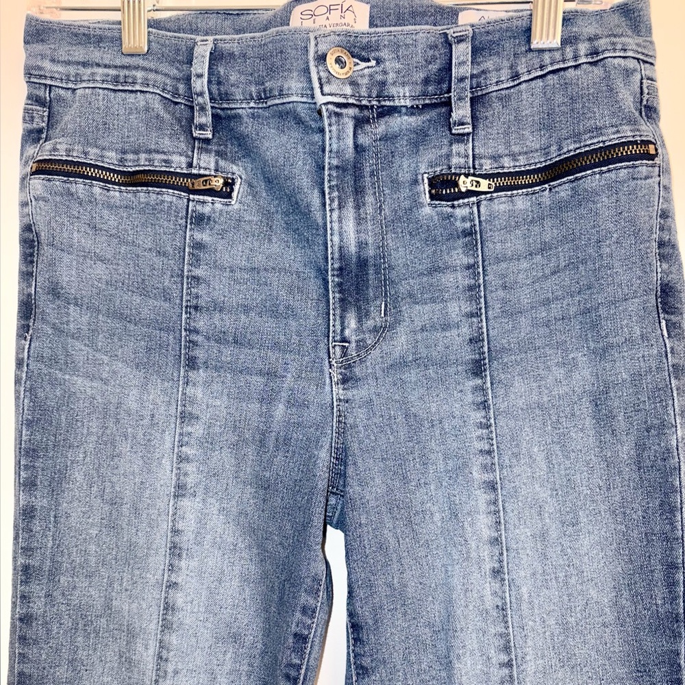 Sofia by Sofia Vergara Blue Flare Jeans